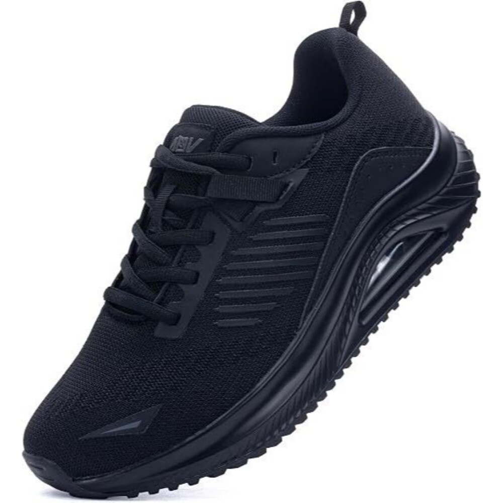 AOV Womens Wide Walking Shoes Arch Support Plantar Fasciitis Sneakers Size 8